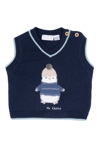 Mouwloos Vest - Marineblauw
