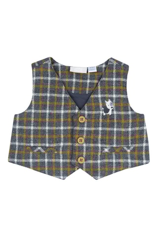 Mouwloos Wollen Vest - Grijs