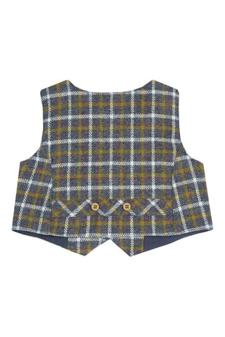 Mouwloos Wollen Vest - Grijs