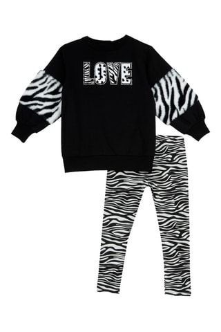 Sweater en Legging - Zwart en Wit