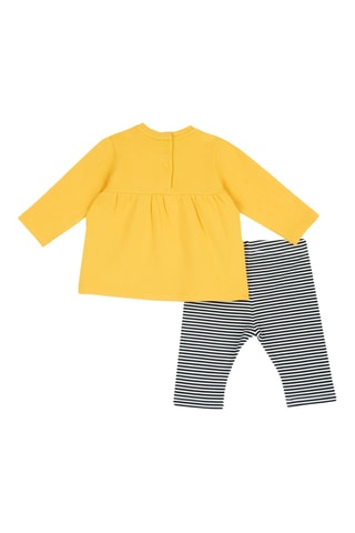 Top en Legging - Geel en Zwart