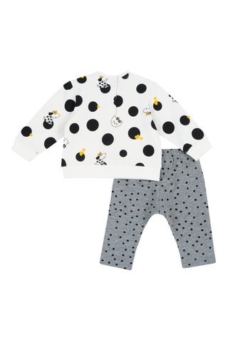 Sweater en Legging - Wit en Grijs
