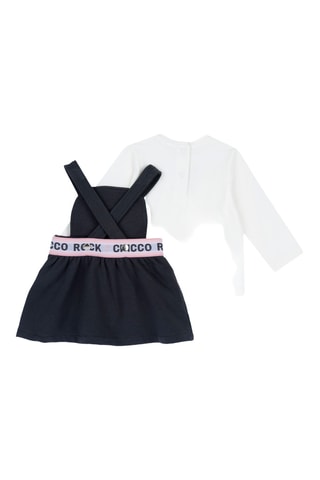T-shirt en Jurk - Wit en Zwart