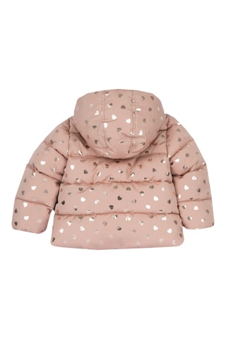 Gewatteerde Jas met Capuchon - Beige