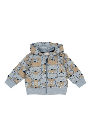 Sweater met Capuchon - Lichtgrijs