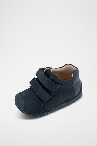 Leren Enkellaarzen - Marineblauw