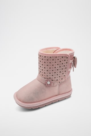 Gevoerde Enkellaarzen - Roze