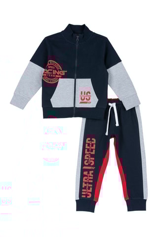 Sweater en Joggingbroek - Donkerblauw en Grijs