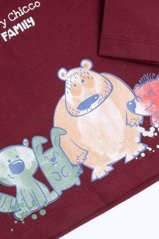 T-shirt - Bordeauxrood