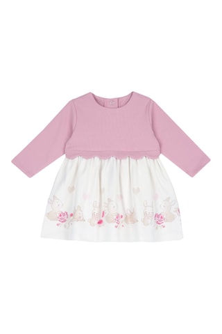 Jurk - Wit en Roze