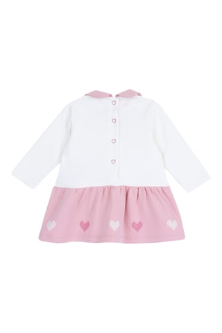 Jurk - Wit en Roze