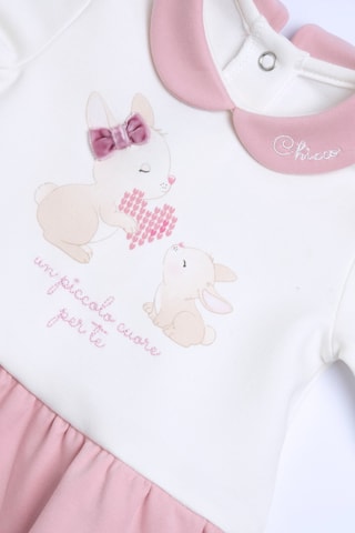 Jurk - Wit en Roze