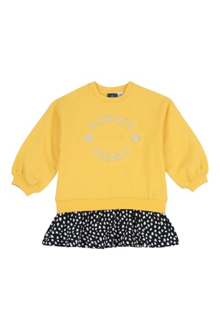Sweaterjurk - Geel