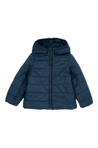 Wollen 2-in-1 Jas - Grijs en Donkerblauw