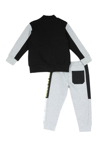 Sweater en Joggingbroek - Zwart en Gemêleerd Grijs