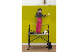 Echafaudage sur roues - 141 x 135 x 80 cm