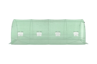 Serre tunnel de jardin Vert - 18 m²