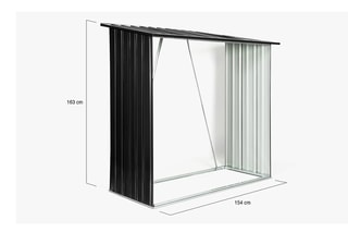 Abri-bûches - 2 m²