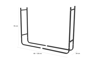 Serre-bûches extensible sur pieds - 