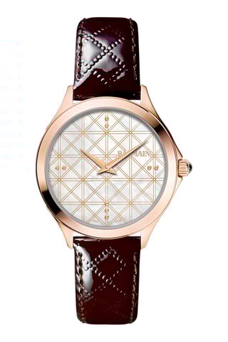 Montre à quartz en cuir et nacre Balmain Flamea