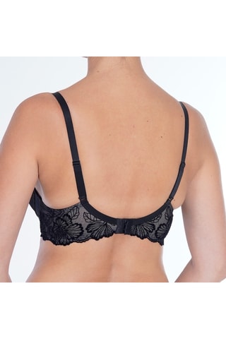 Soutien-gorge Velvet Flora - Noir