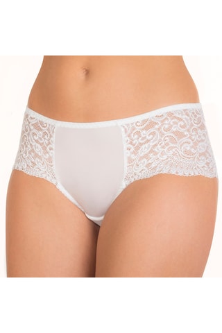 Shorty en dentelle Viktoria - Blanc