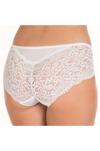 Shorty en dentelle Viktoria - Blanc