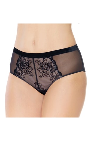 Culotte Velvet Flora - Noir