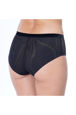 Culotte Velvet Flora - Noir