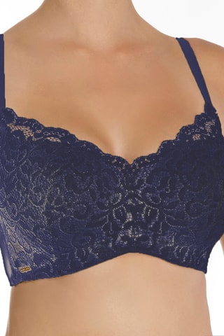 Soutien-gorge Cotton Ella - Bleu nuit