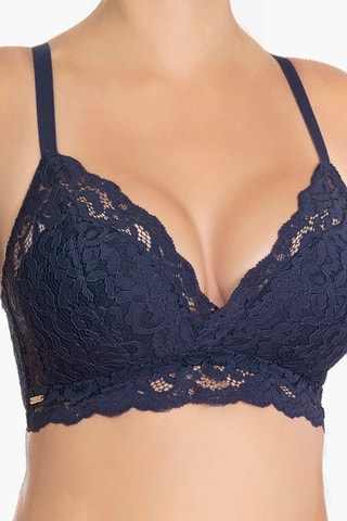 Soutien-gorge Cotton Ella - Bleu nuit