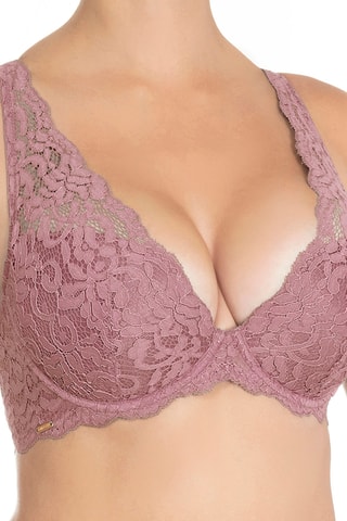 Soutien-gorge ampliforme Cotton Ella - Rose