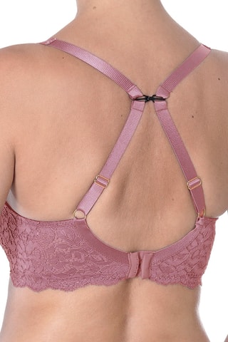 Soutien-gorge ampliforme Cotton Ella - Rose