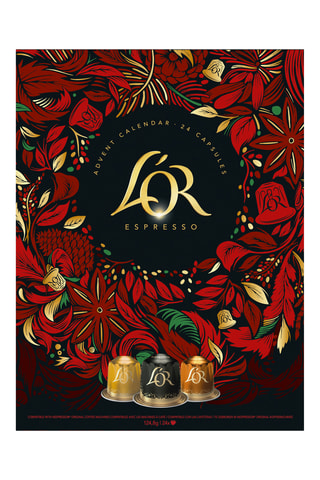 Calendrier de l'avent l'Or Espresso - 24 capsules compatibles Nespresso®*