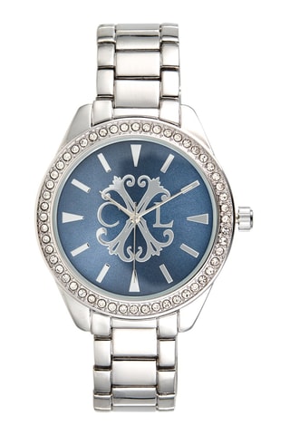 Montre à quartz en alliage - Argenté et bleu