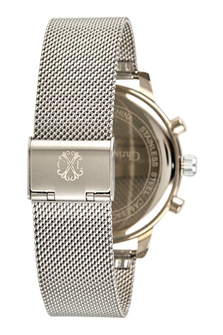 Montre à quartz en alliage - Argenté et noir