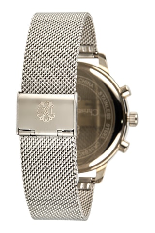 Montre à quartz en alliage - Argenté et bleu foncé