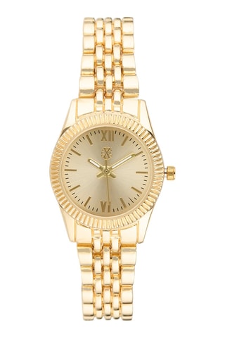 Montre à quartz en alliage - Doré