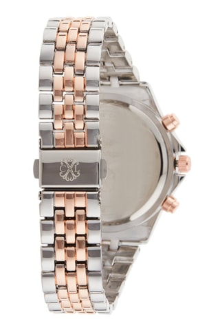Montre à quartz en alliage - Argenté et doré rose