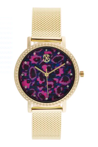 Montre à quartz en alliage - Doré et rose