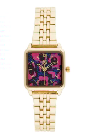 Montre à quartz en alliage - Doré et rose