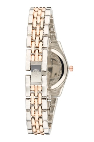 Montre à quartz en alliage - Argenté et doré rose