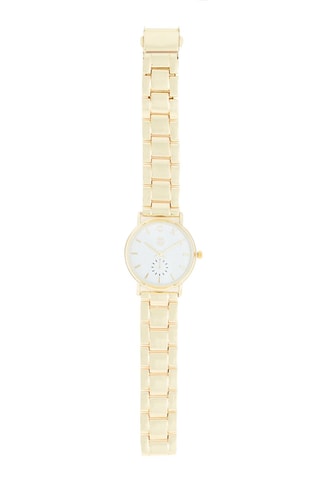 Montre à quartz en alliage - Doré