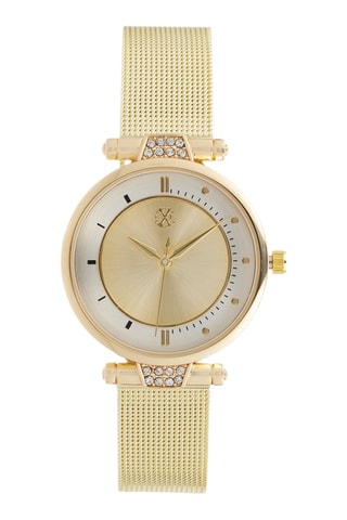 Montre à quartz en alliage - Doré