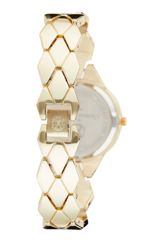 Montre à quartz en alliage - Doré