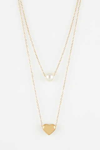 Collier double rang - Doré