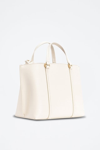 Mala shopper em couro - Bege