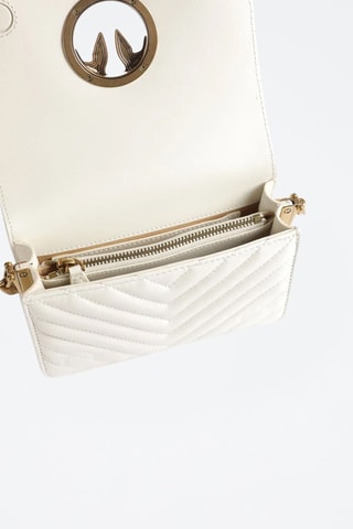 Pochete em couro Branco