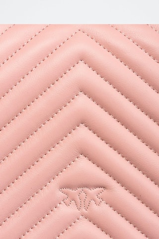 Mala a tiracolo de couro Rosa