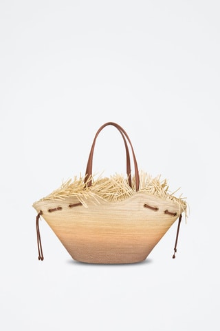 Mala shopping - Castanho e creme